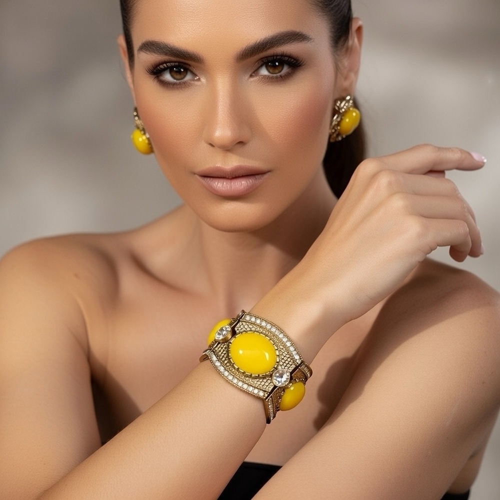 Elegant Gold Plated Bracelet 🆕 - Picture 1 of 5